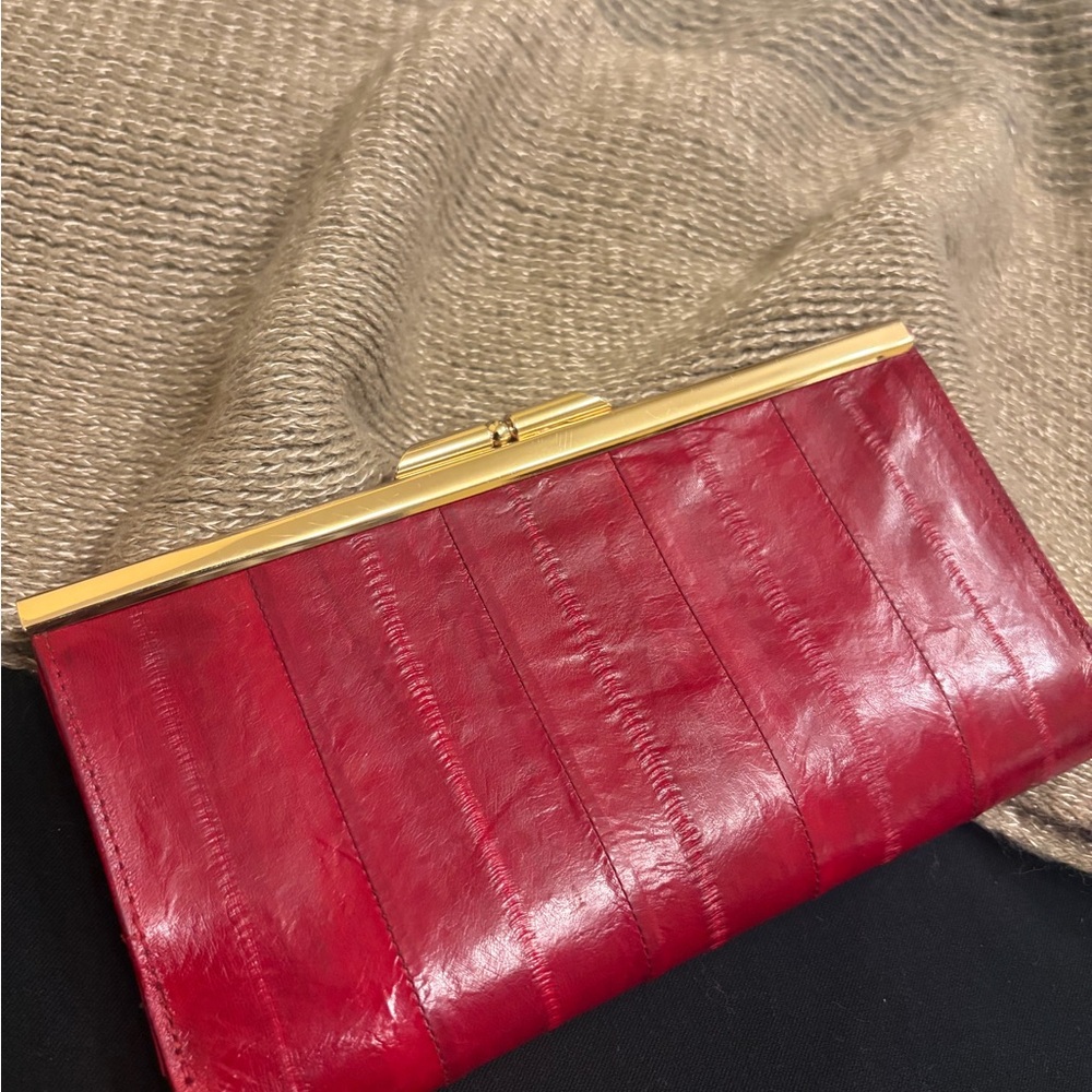 Elegant Red Clutch